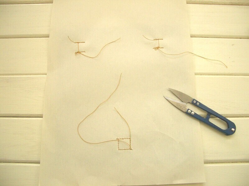 縫った後の裏側