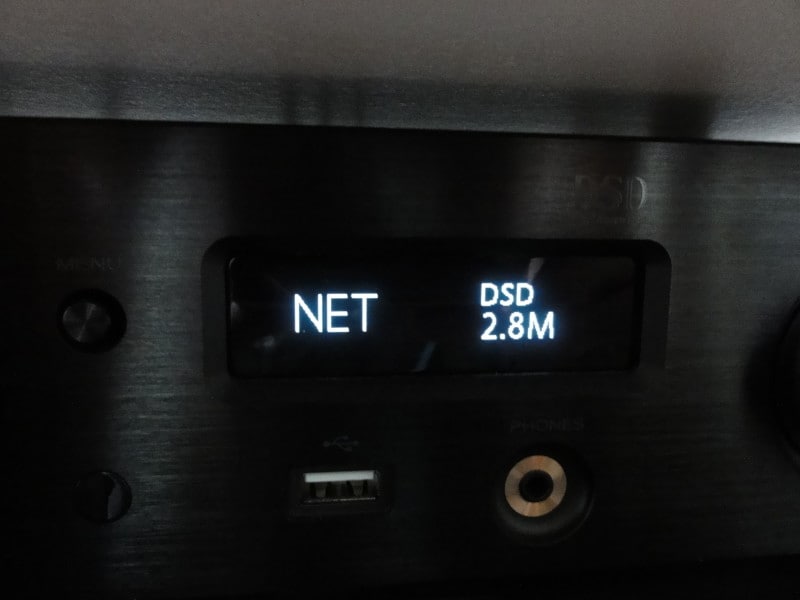 DSDの表示が出る