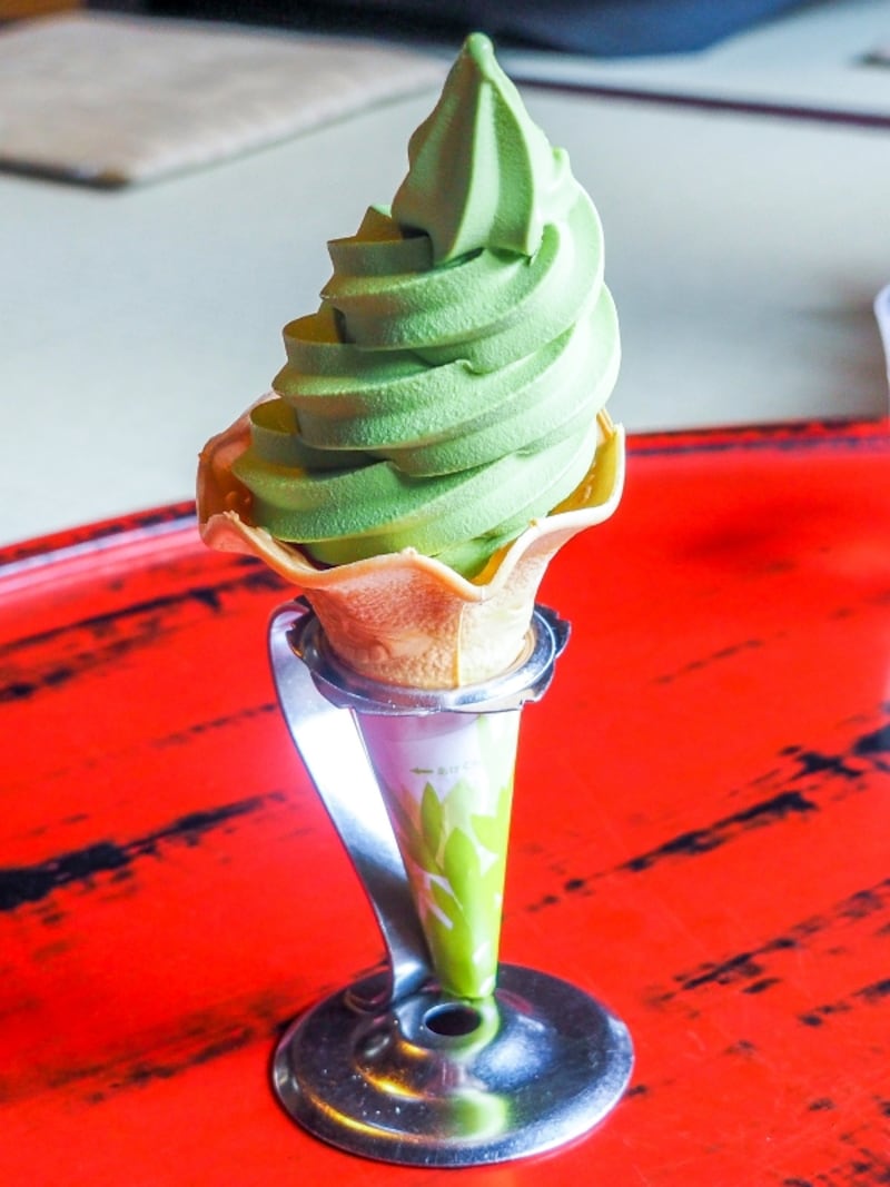 抹茶ソフトクリーム＠久連波