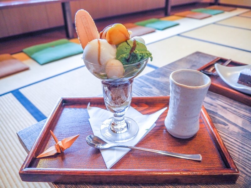 茶ゆアイスパフェ＠茶ゆ