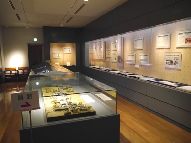 下谷龍泉寺町のジオラマ