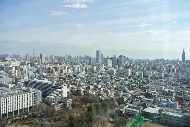 イフォレストレジデンス」の上層階住戸からの景色