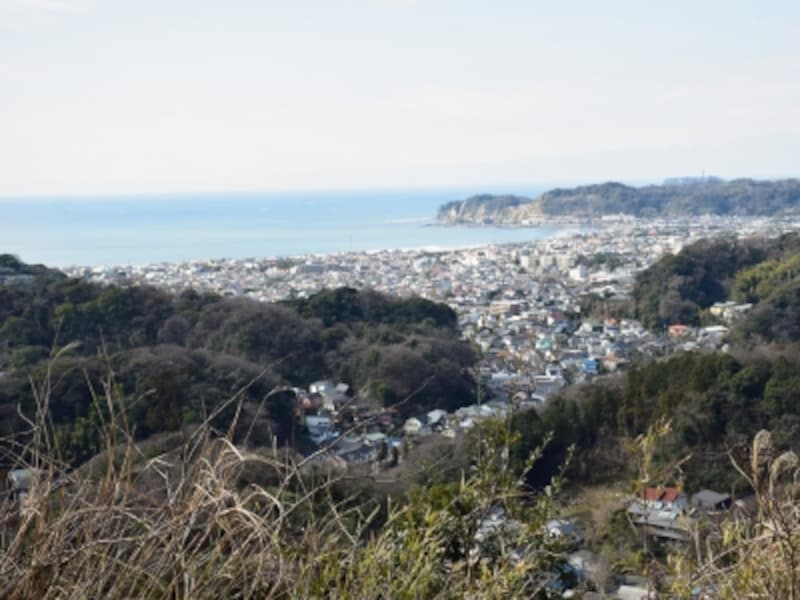 衣張山山頂からの眺め