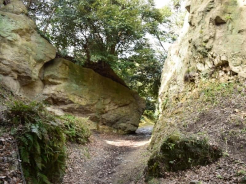 名越の「第一切通」undefined逆側からの眺め