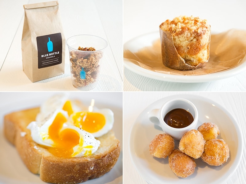 青山カフェではベニエなどのスイーツが作られる