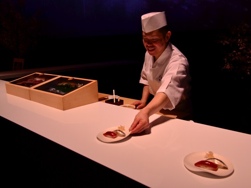 食べるアート展「銀座undefined久兵衛」の美食の一品