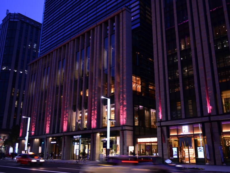 桜ライトアップundefinedコレド室町１