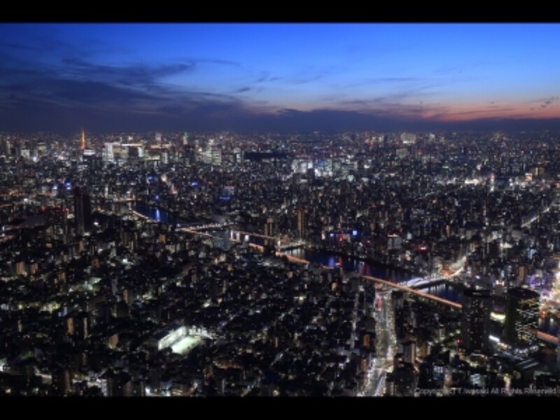 2 4 東京スカイツリータウンの夜景スポットを徹底ガイド 夜景 イルミネーション All About