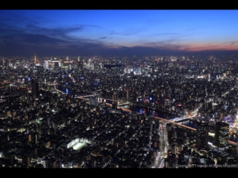 2 4 東京スカイツリータウンの夜景スポットを徹底ガイド 夜景 イルミネーション All About