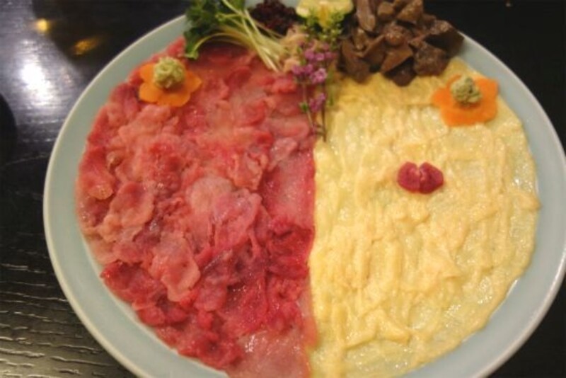 すっぽんのお刺身