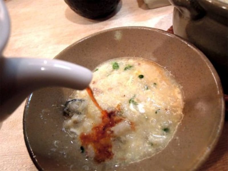 ポン酢をかけていただきます