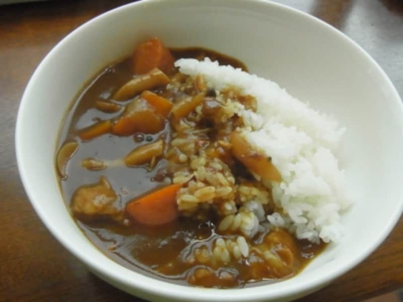 牛すじのコラーゲン和風カレー