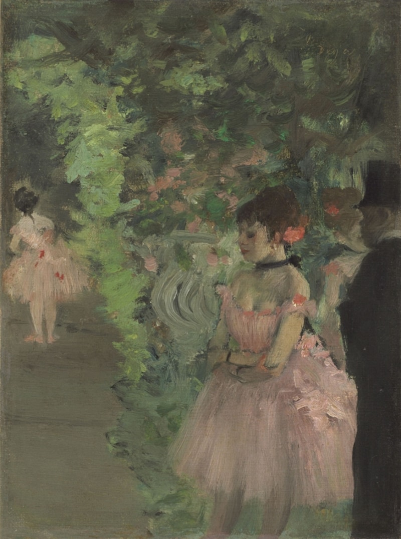 エドガー・ドガ 《舞台裏の踊り子》 1876/1883年 油彩・カンヴァス National Gallery of Art, Washington, Ailsa Mellon Bruce Collection