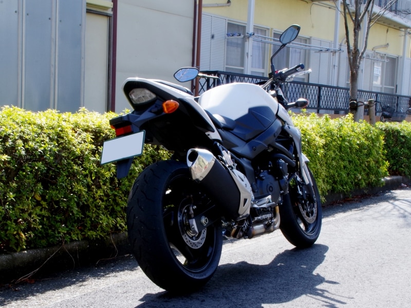 GSR750リアビュー