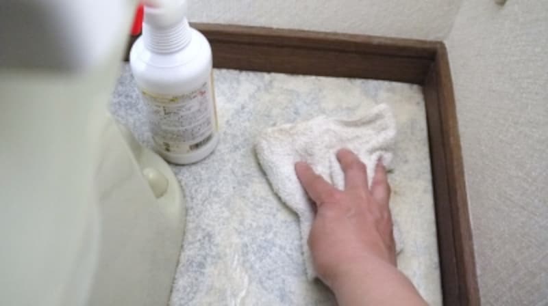 きれいにしてから作業しましょう