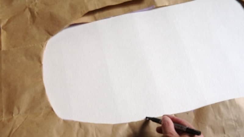 配管は型通りに印つけします