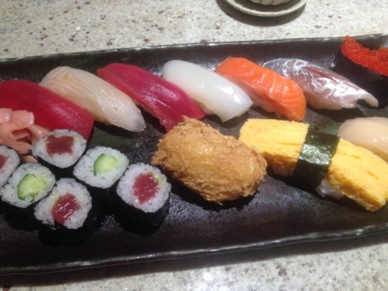 ランチメニューの「にぎりの大盛り」