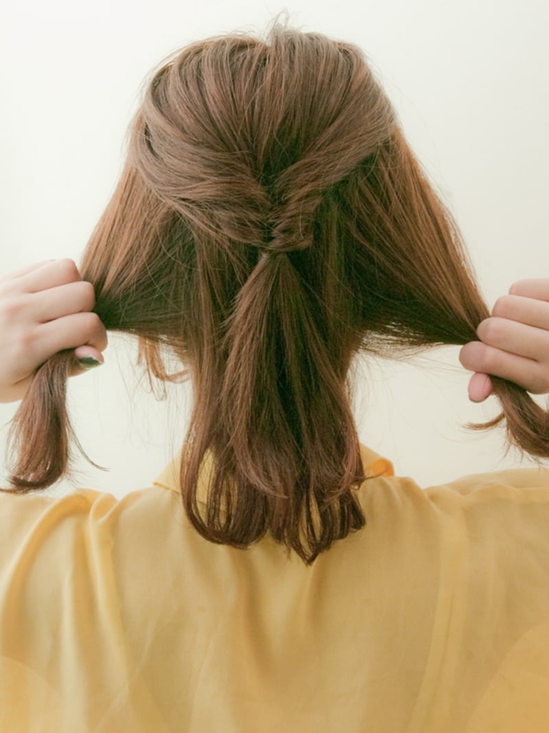 センターの髪は残しておく