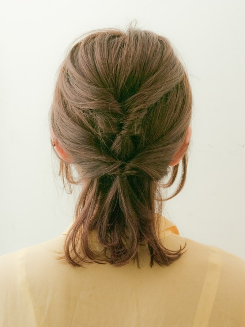 『くるりんぱ』した状態