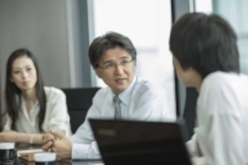 刺激ある会話をしている様子
