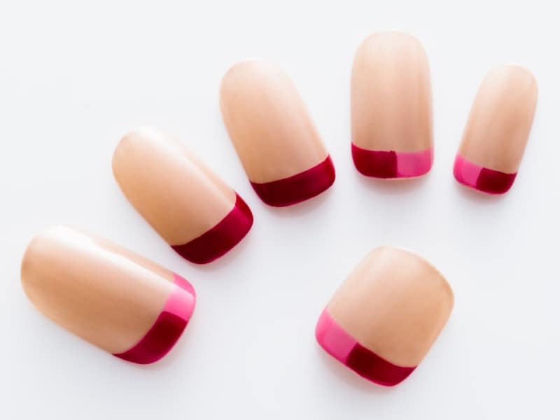 春っぽいピンクの差し色