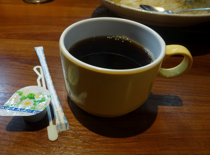 アイスコーヒー、ホットコーヒー、ウーロン茶から選べる