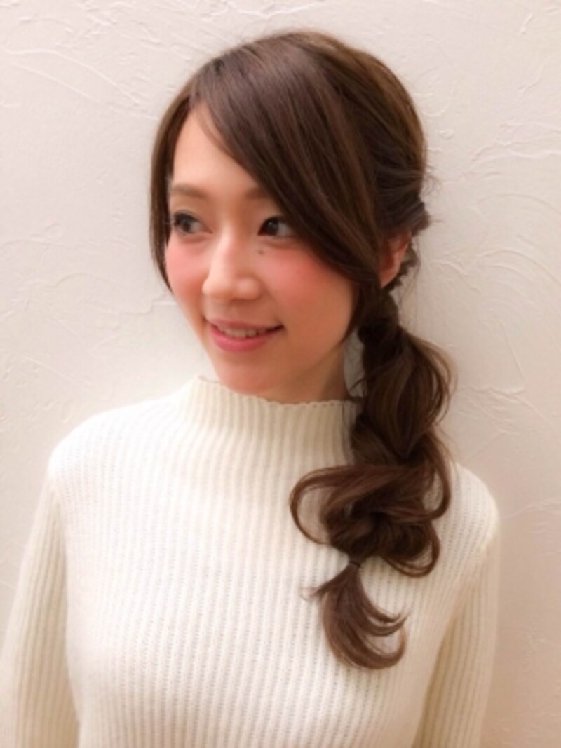 ロングの方にオススメ 簡単華やかポニーテール ヘアアレンジ All About