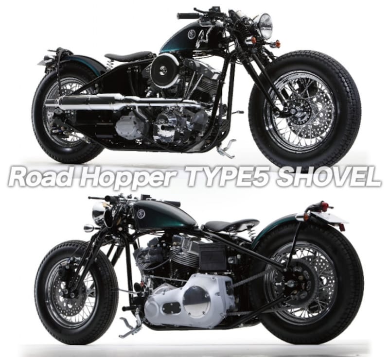 S&S製ショベルヘッドエンジンを搭載するチョッパーモデル『Road Hopper TYPE5 SHOVEL』