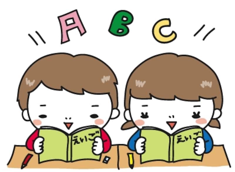 【カラー】英語の授業風景のカットです。