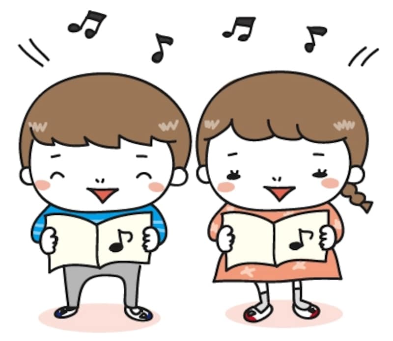 【カラー】音楽の授業風景のカットです。