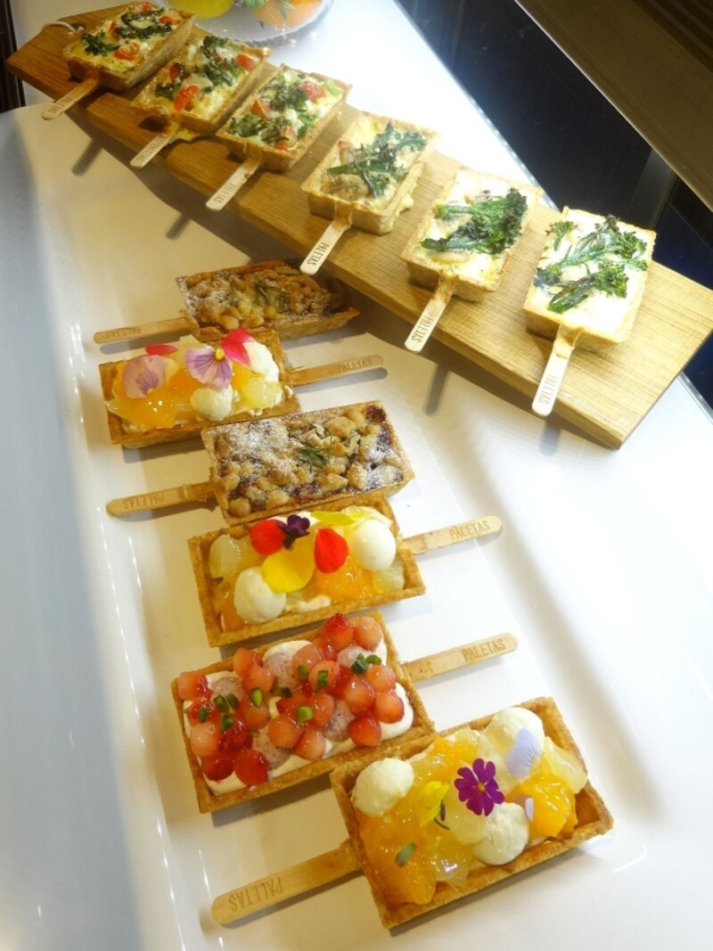 「PALETAS」の東京ミッドタウン店限定「ベイクドベジタブルバー」、「フレッシュフルーツバー」、「ベイクドフルーツバー」