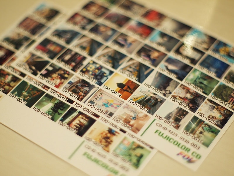 CDデータと同時にサムネイルプリント