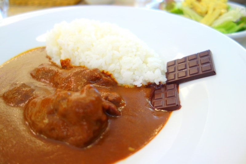 自家製チョコレートが入っています！