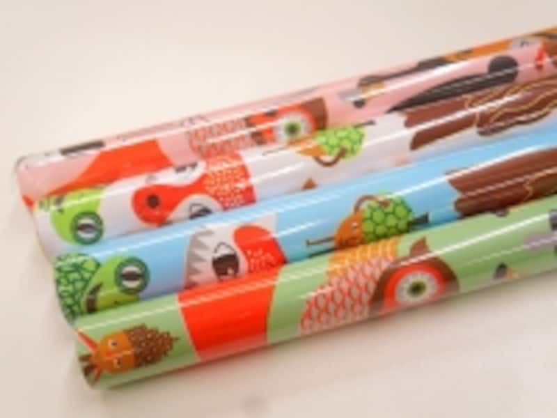 動物柄ラッピングペーパー