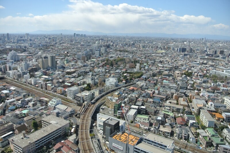 「グランドミレーニア」上層階からの眺望