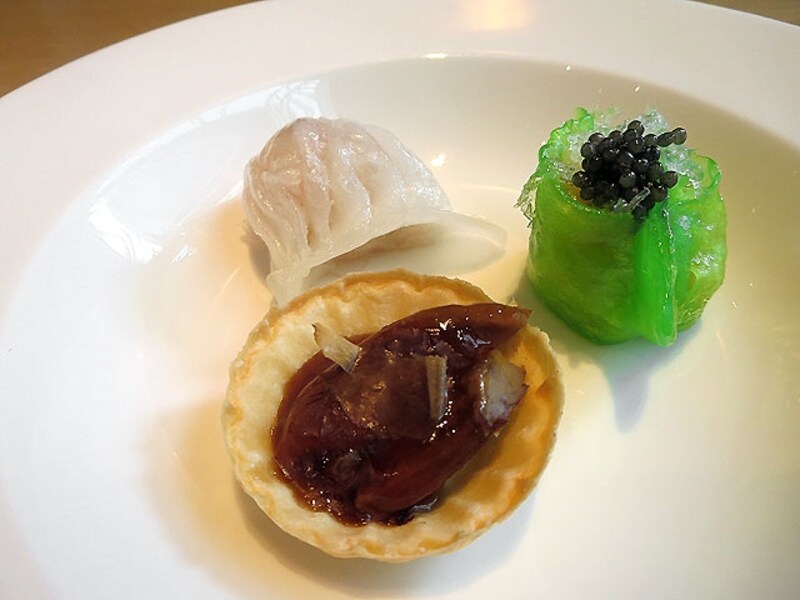 世界三大珍味のシェフのスペシャリティー飲茶