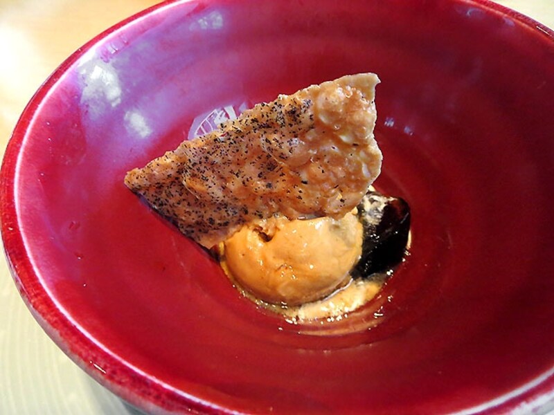 チャイナルームオリジナル黒酢アイスクリーム コーヒーゼリー添え