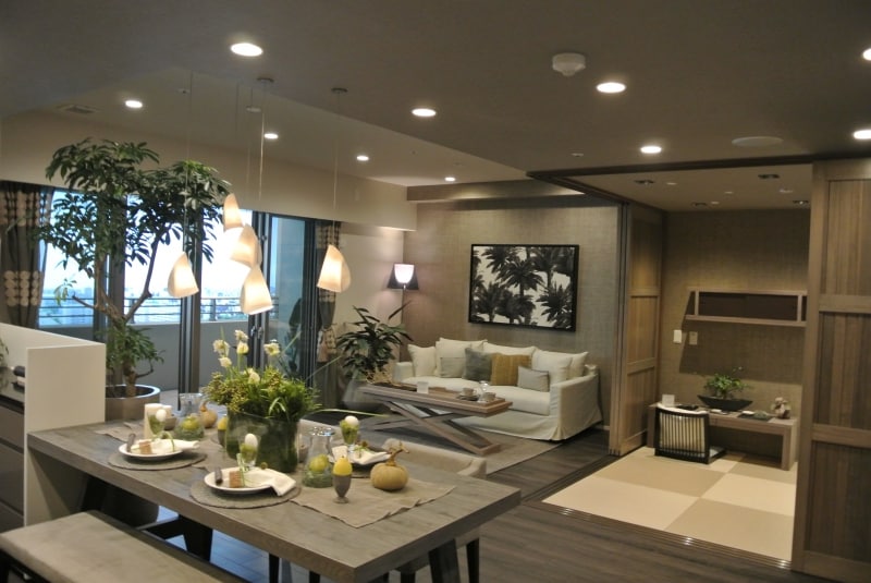 「オーベルグランディオ品川勝島」のモデルルーム