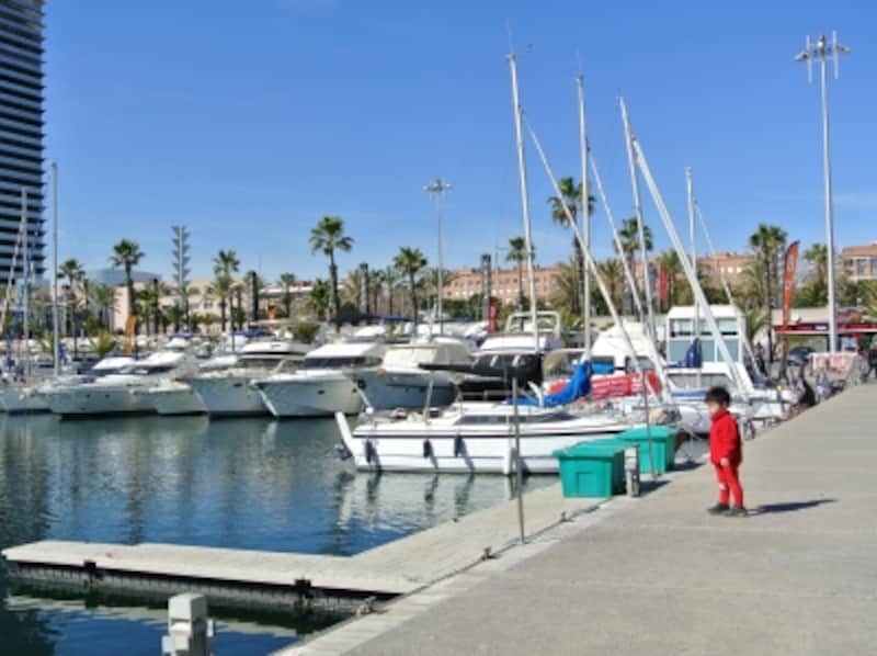 オリンピック港は現代的に整えられた、都内でいえば豊洲のようなイメージ