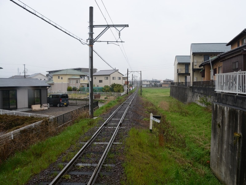 西日野駅付近の風景