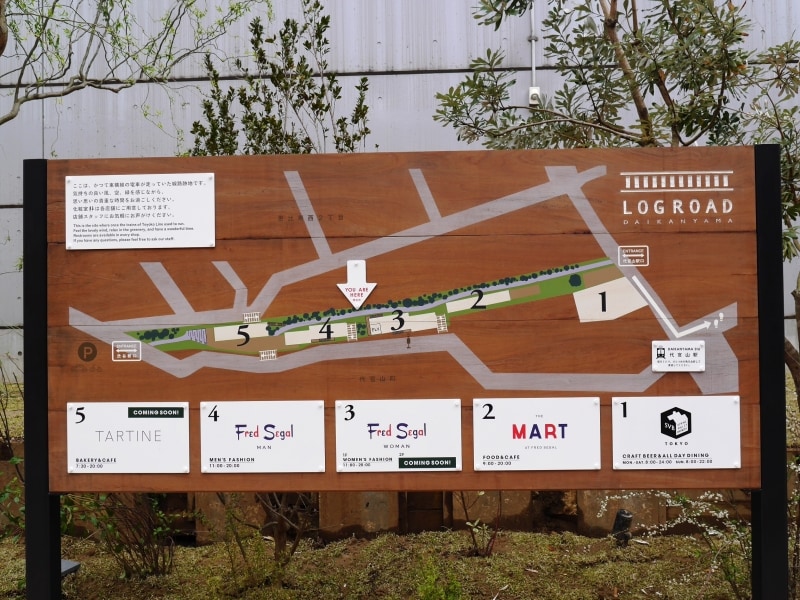 ログロード代官山の地図