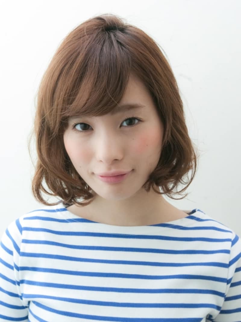 あご下ボブスタイル