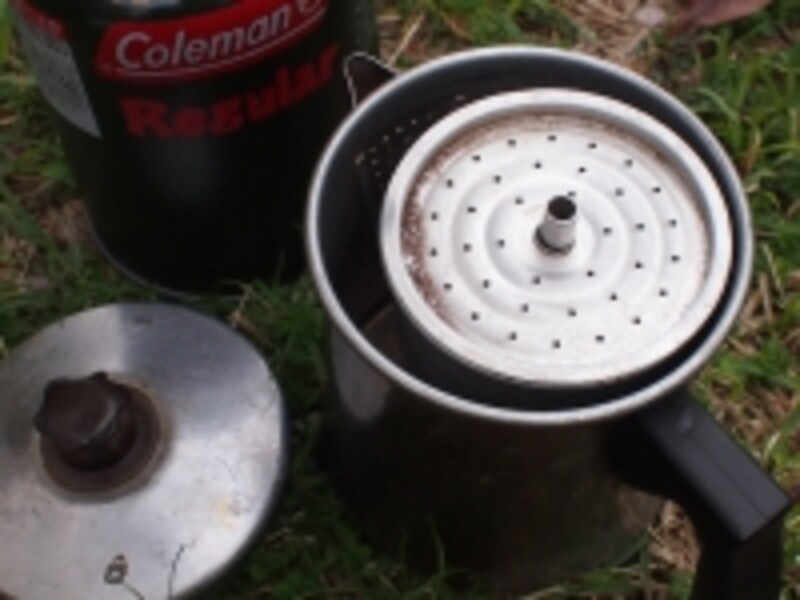 パーコレーターの内部