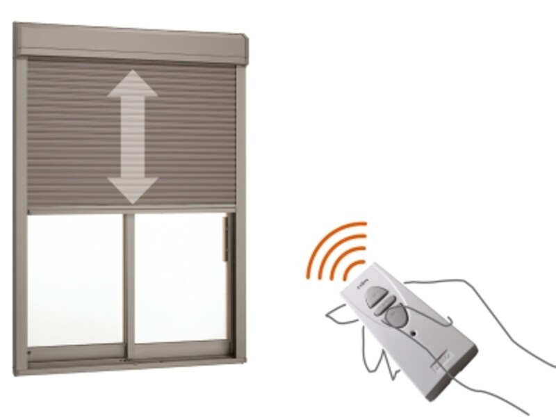 無線タイプの電動シャッター 2015 新商品 窓 サッシ 玄関ドア All About