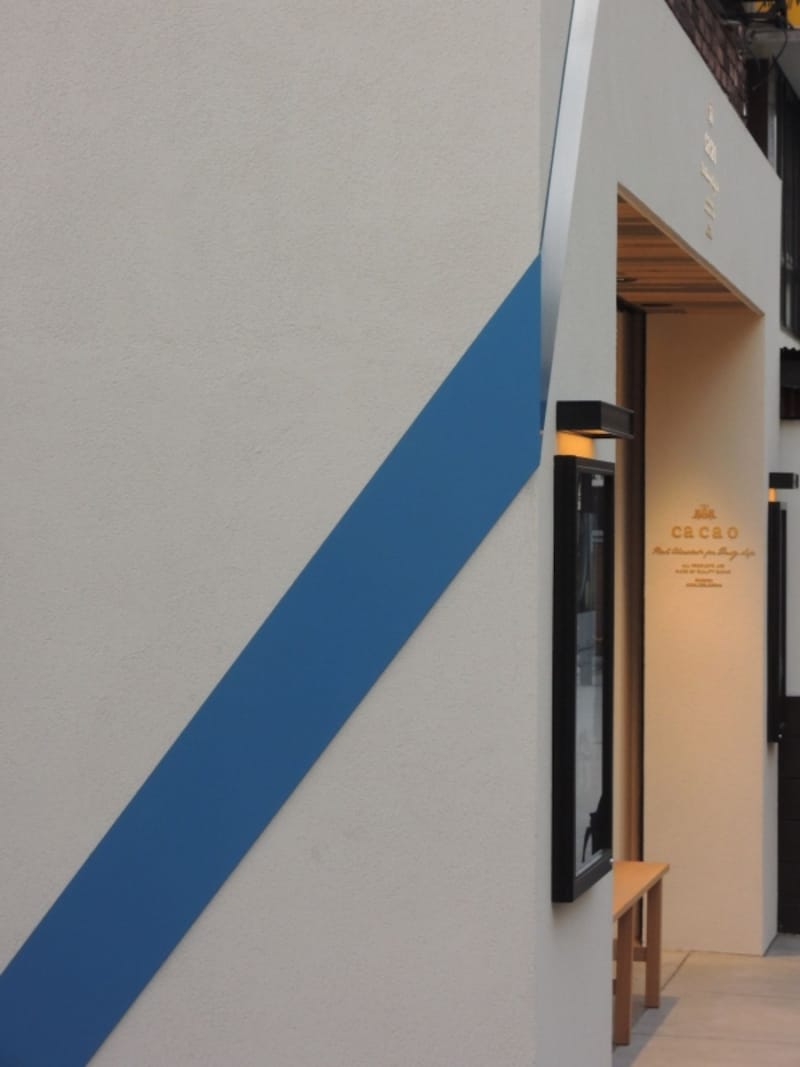 美しいブルーのライン