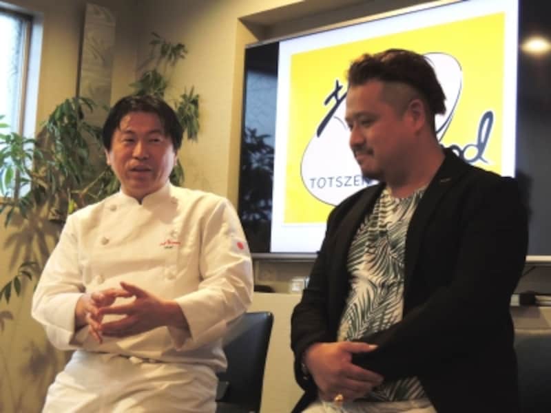 奥田政行さん（左）、岸本拓也さん（右）