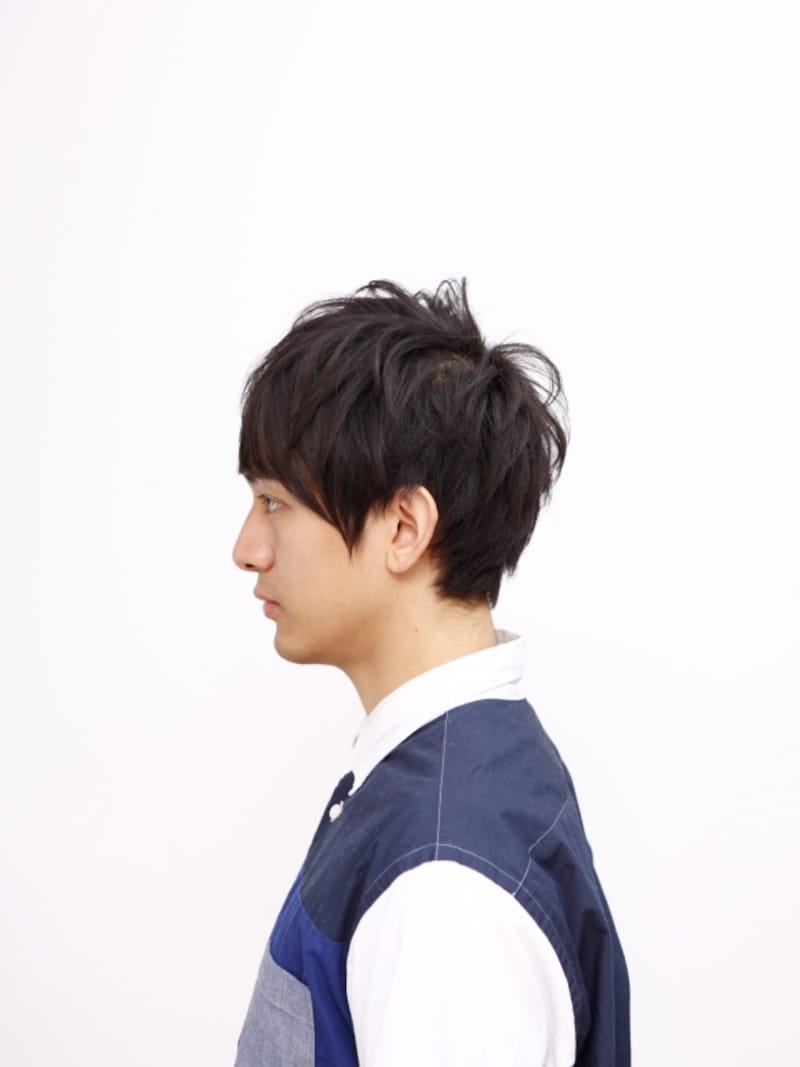 短いサイド左サイド