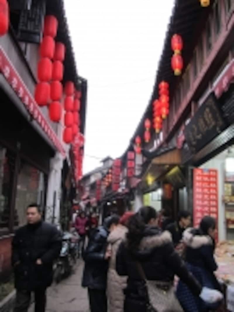 夕暮れの朱家角