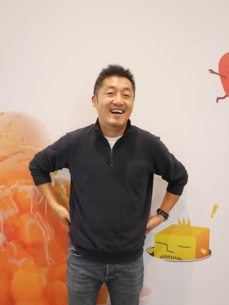 「ICE MONSTER」創設者でありオーナーのフランク・ロー氏