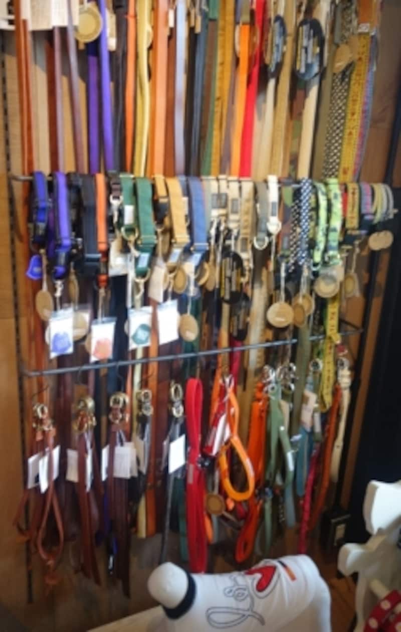 種類豊富でスタイリッシュなリードがたくさん！左下はsafujiとコラボした革製